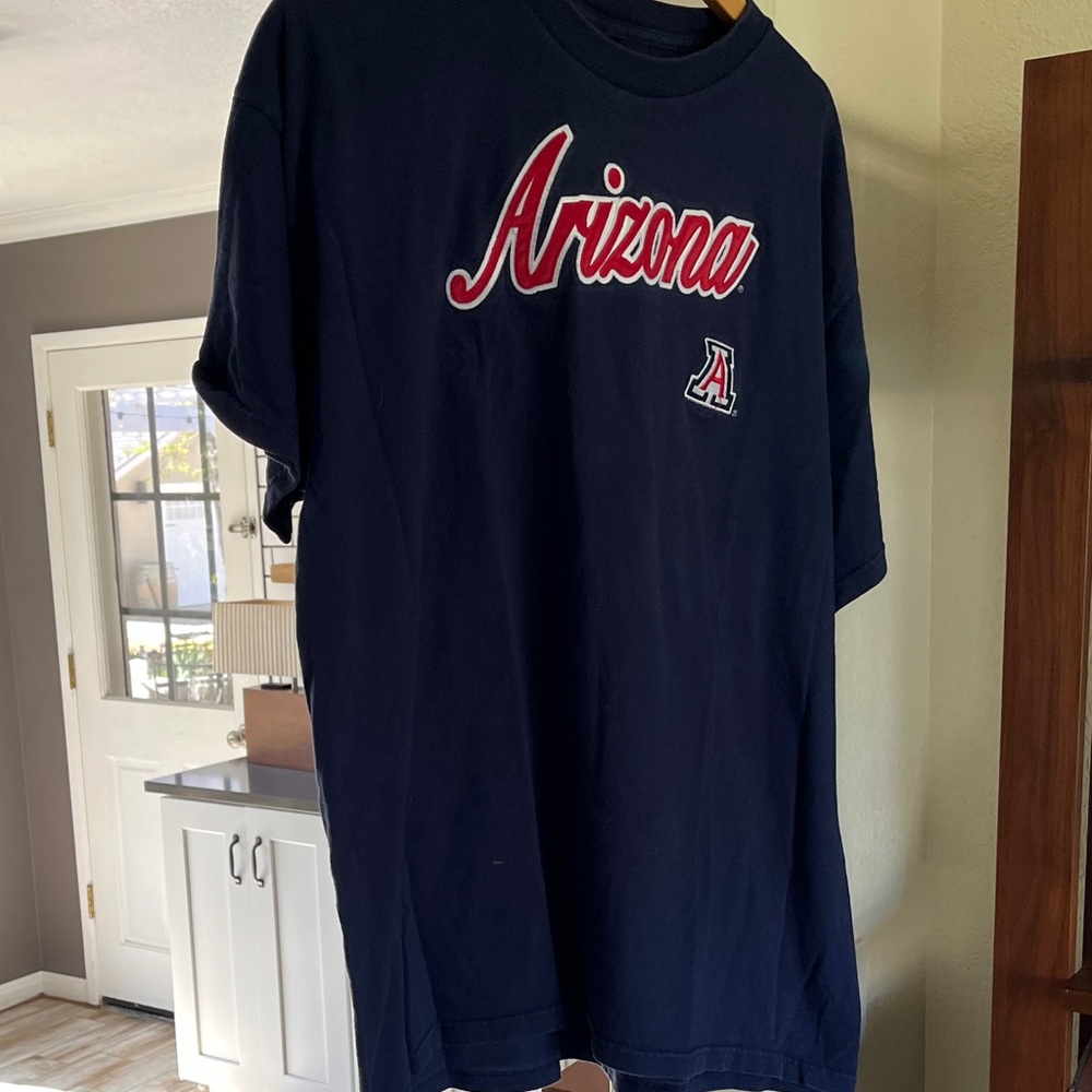 Arizona Jean Company Navy Tee with Red Logo